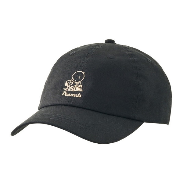 SNOOPY(PEANUTS 75years) CAP No.37500209 ブラック