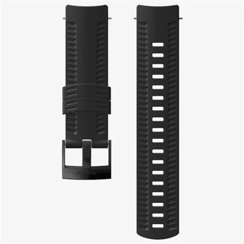 SUUNTO SS050105000 Strap 24BLACK／BLACK M（ストラップ Suunto9 ほか ） 正規品 Suunto9／Spartan sports WHR ブラック