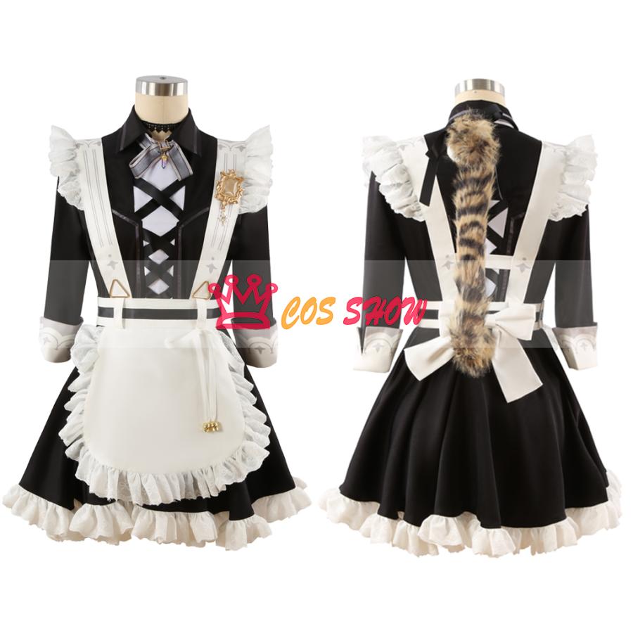赤字販売!NU: カーニバル エイト メイド服 コスプレ衣装 耳+尻尾能 cosplay 仮装 オーダーメイド製作可能 仮装 イベント ハロウィン 学園祭 ステージ