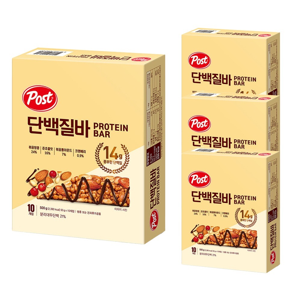 プロテインバー 10p x 4ea