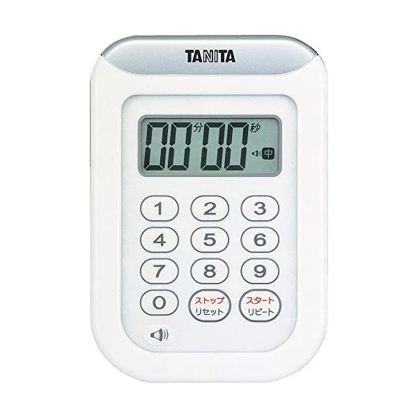 2個セット タニタ TD-378 WH キッチン タイマー ホワイト 防水
