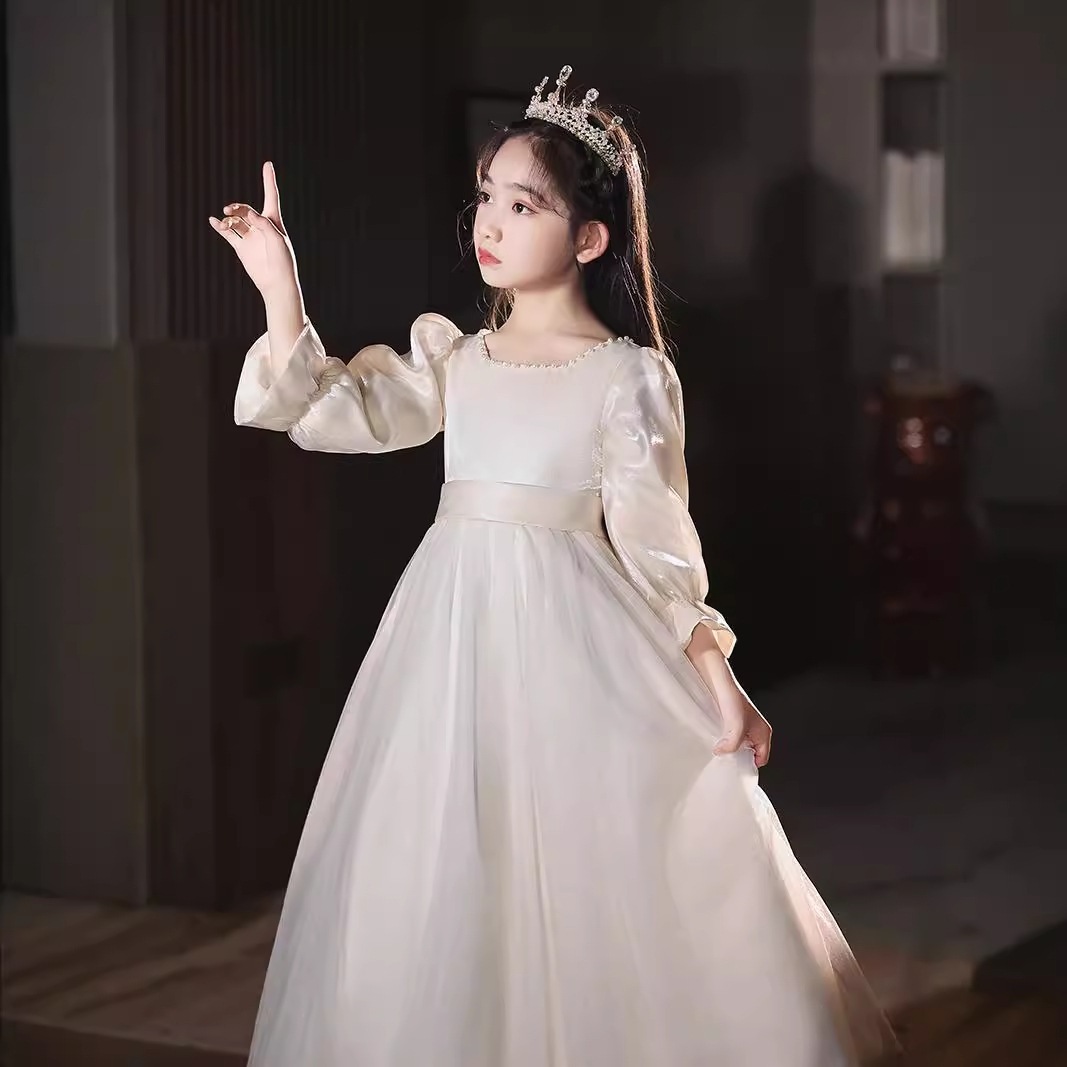 【2枚購入で 3oo円OFF】子供用ドレスフラワーガールウェディングリトルガールドレスホストセロガールプリンセスドレス