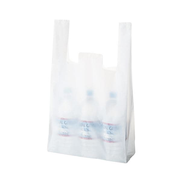 TANOSEE 乳白レジ袋 45号ヨコ300×タテ530×マチ幅140mm 1セット（6000枚：100枚×60パック） 24,487円