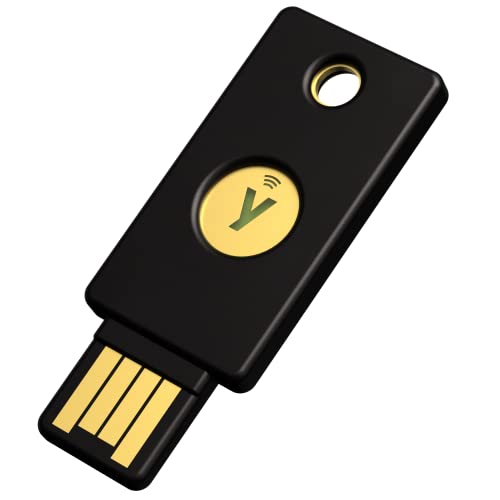 セキュリティキー YubiKey 5 NFC ログイン/U2F/FIDO2/USB-A ポート/2段階認証/高耐久性/耐衝撃性/防水