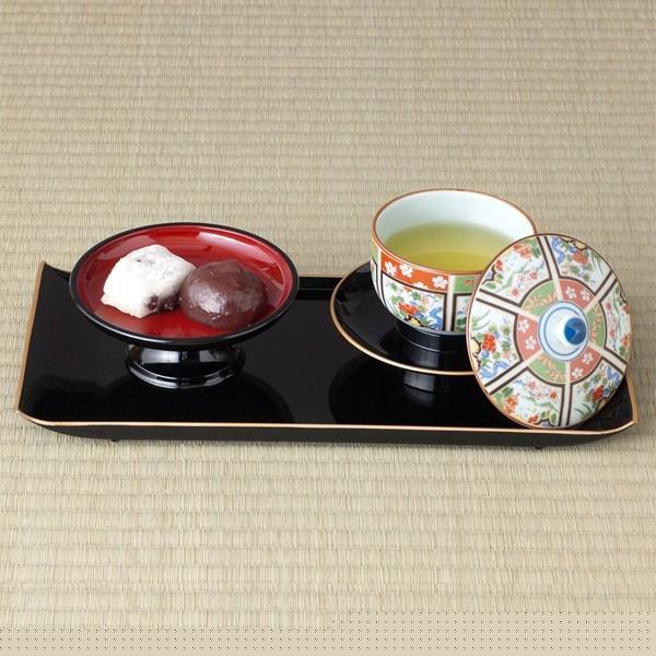 お給仕セット 仏具 湯飲み 湯呑み 蓋 茶托 菓子台 お盆 トレー トレイ すべり止め 滑り止め 仏事 法事 寺 おもてなし 食器 有田焼 日本製
