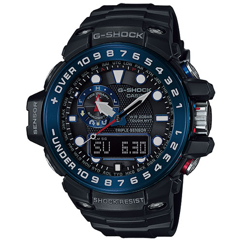 カシオ 【国内正規品】G-SHOCK（ジーショック）　MASTER OF G　GULFMASTER MULTI BAND6 Gショック ソーラー電波時計　メンズタイプ GWN-1000B-1BJF
