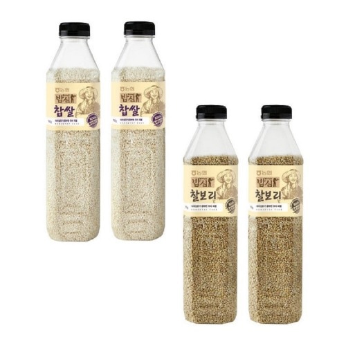 農協食品 国産ご飯 もち米 850g 2個 + チャールボリー 850g 2個 おいしいご飯 擦れ ツヤのある穀物 雑穀 ホンバプ跡キャンプ