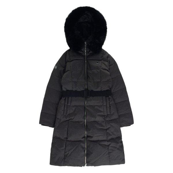 女性ウールグースロングダウン QP422ODJN3-DGR