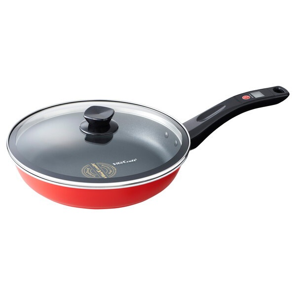 テンプパンII フライパン 26cm ビタクラフトレッド(ガラス蓋付)