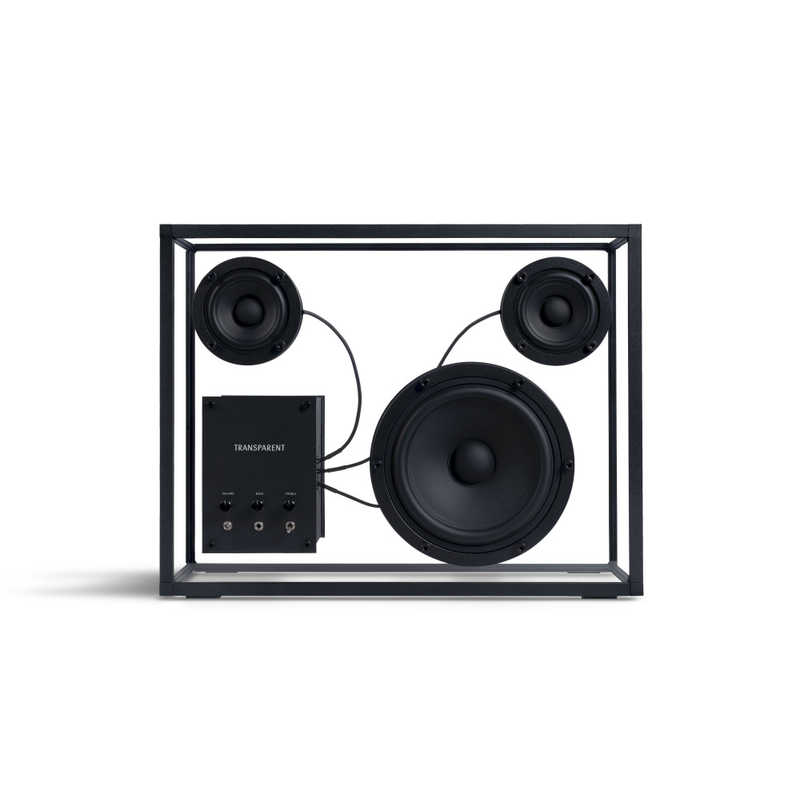 Transparent Speaker Wi-Fi Version WiiM Mini搭載 Wi-Fiスピーカー ［Bluetooth対応 / Wi-Fi対応］ ブラック　TPS-03-Wifi