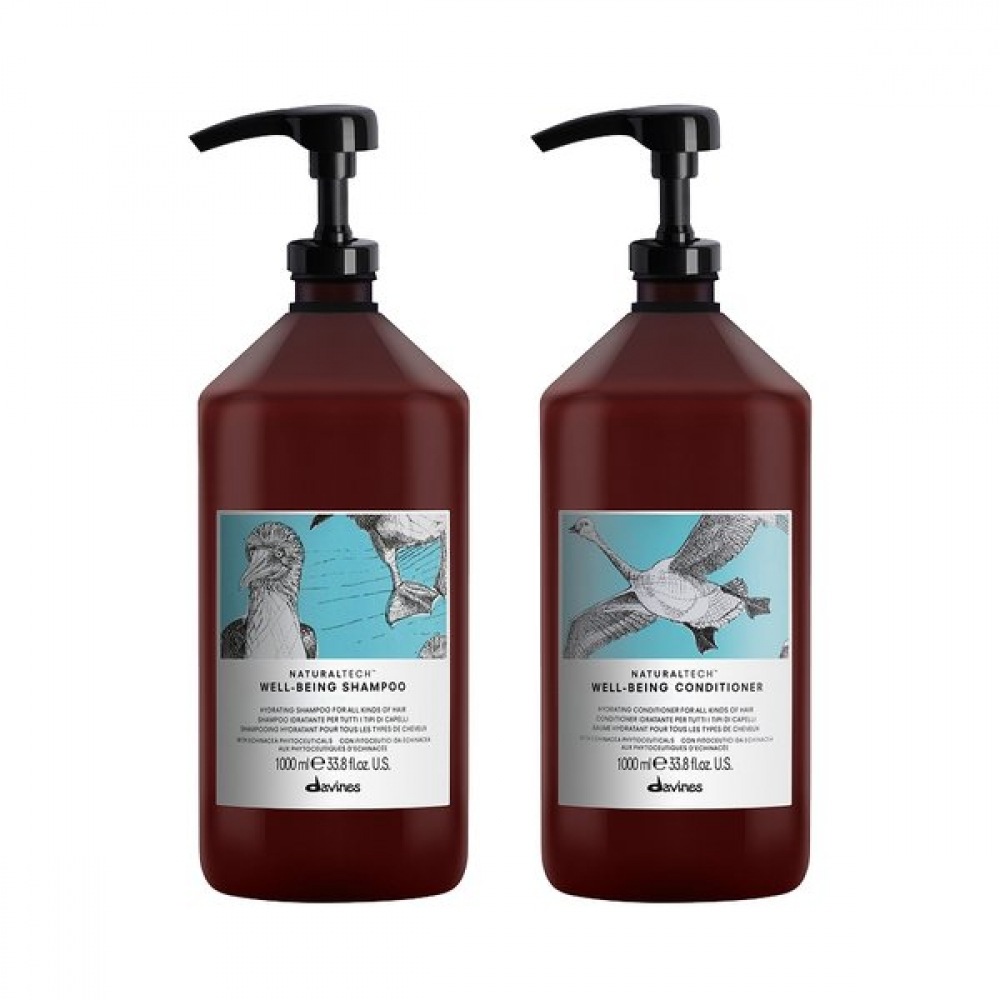 ダビネス ウェルビング シャンプー & コンディショナー セット 1000ml (+シャンプー 250ml 付)