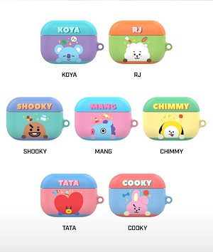 Qoo10] BT21 BTS保護スリーブエアポッドイヤホンスリ