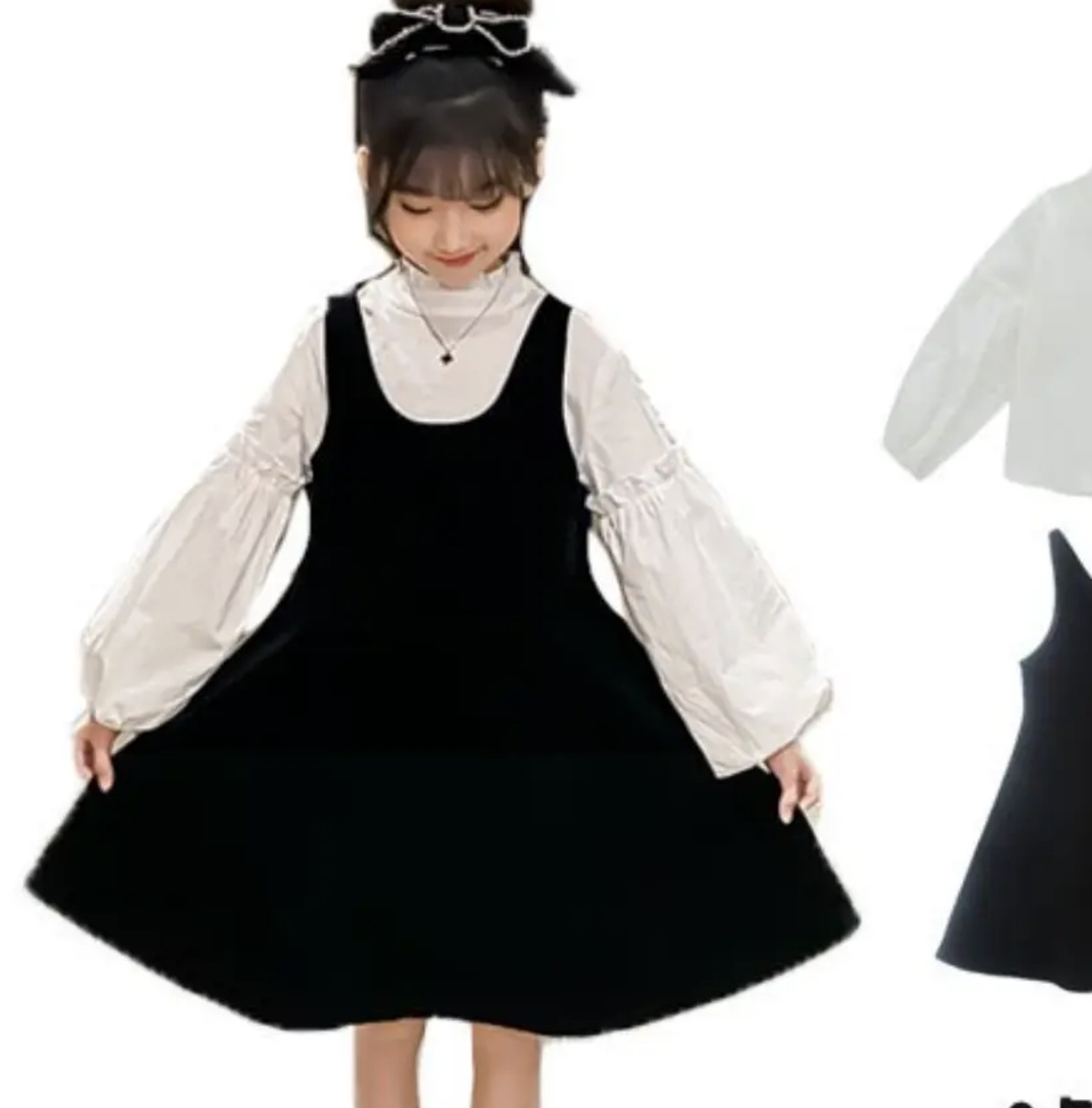 長袖ワンピース 子供服 女の子 ドレス キッズ レース フォーマル チュールスカート チュールスカート 子ども服 レースワンピース 女の子 キッズ パーティー/発表会/結婚式/入学式/卒業式 秋冬