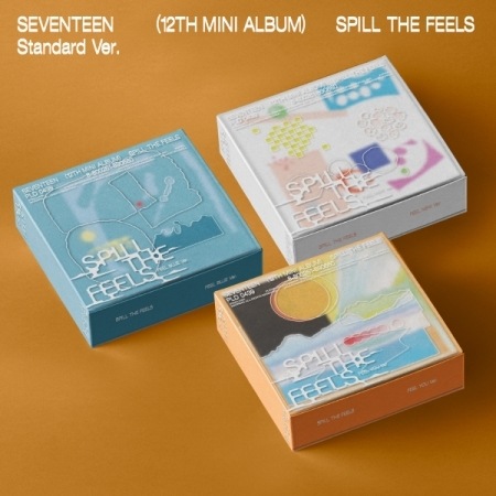 [FEEL BLUE / FEEL NEW / FEEL YOU VER. 3種セット] SEVENTEEN SVT - 12TH MINI ALBUM SPILL THE FEELS 新品未開封