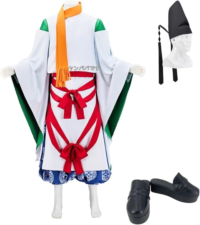 逃げ上手の若君 諏訪頼重 コスプレ衣装+帽+靴