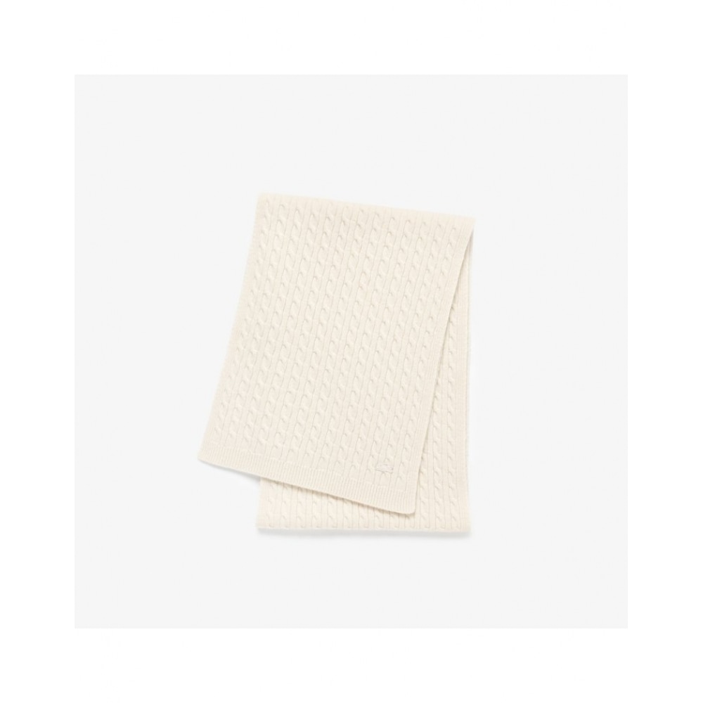 ラコステパブリックケーブルウールマフラー RE001E-54N XFJ