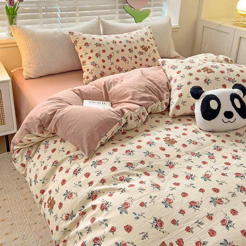 韓国 シングル セミ ダブル クイーン キング 寝具 カバー シーツ 布団 かわいい おしゃれ ベッド