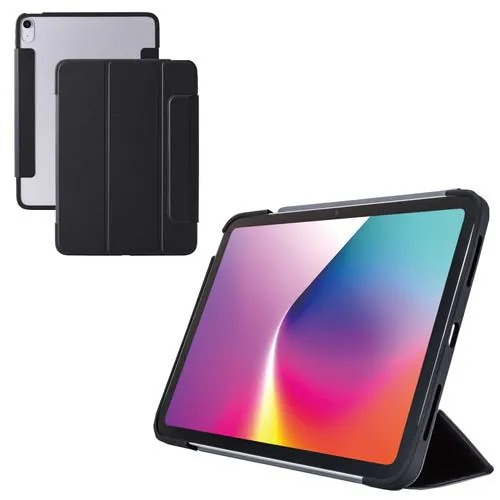 エレコム TB-A25MWVFCBK iPad Air ケース 11インチ ( M3／M2 )／10.9インチ 第5・第4世代 マグネット式フラップブラック