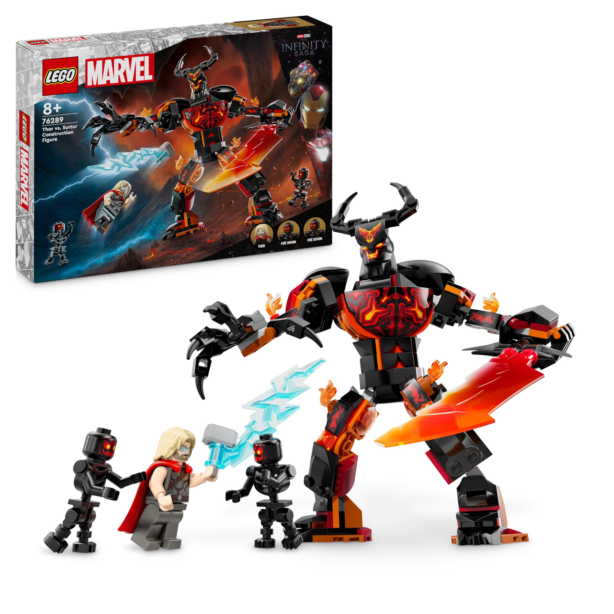 レゴ(LEGO) マーベル ソーとスルトの決戦 おもちゃ 玩具 誕生日 プレゼント ブロック 男の子 女の子 子供 8歳 9歳 10歳 小学生 マーベル グッズ フィギュア 76289