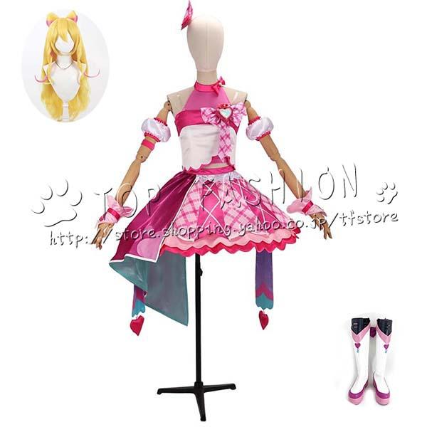 2026人気販売!キミとアイドルプリキュア 風 咲良うた さくらうた キュアアイドル Cure Idol 変身後 コスプレ衣装 ウィッグ cosplay コスチューム ハロウィン クリスマス