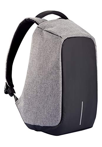 XD DESIGNXD Design Bobby Original Anti-Theft Laptop USB Backpack Grey (Unisex Bag) 並行輸入品