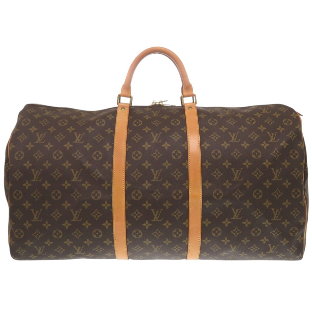 キーポル60 モノグラム M41422 ボストンバッグ モノグラムキャンバス/モノグラム ブラウン LV 0788【中古】 メンズ