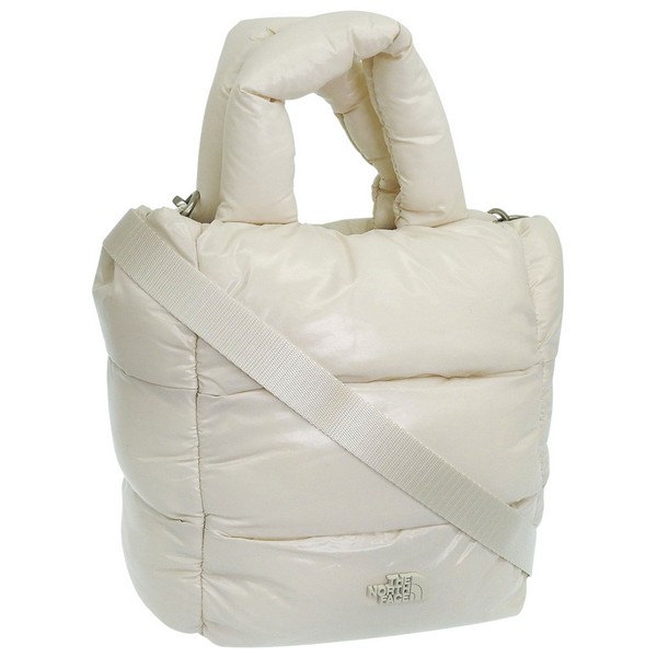 ノースフェイス バック レディース 2WAY ショルダーバッグ クリーム PLUMPY TOTE BAG MINI NN2PR68L-CRE THE NORTH FACE