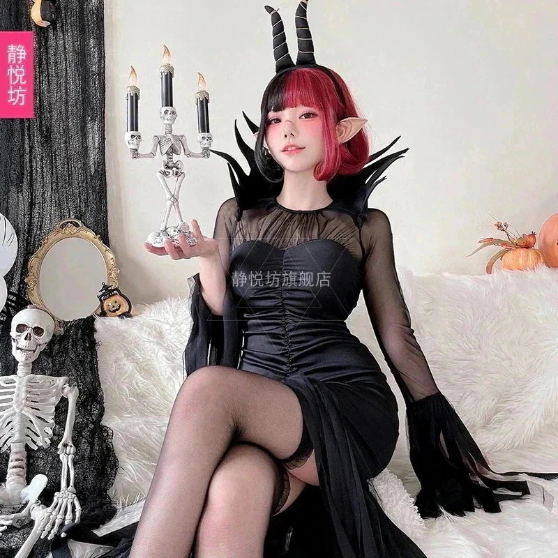 『目玉新商品』ハロウィン 大人用 コスプレ衣装 小悪魔 ゾンビ コスム ゴースト 花嫁衣装 魔女 ウィッチ Ds パフォーマンスドレス