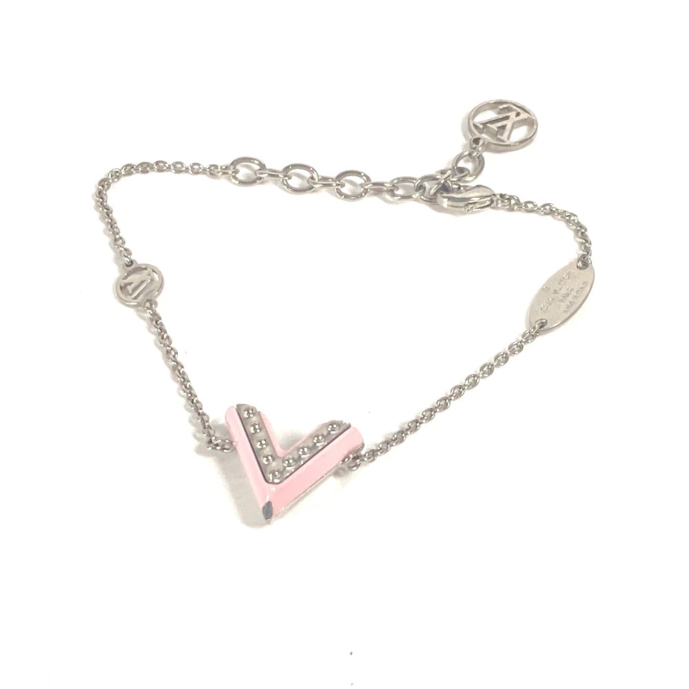 ブレスレット M63185 ブラスレ エセンシャルV スタッズ アクセサリー チェーン メタル ピンク