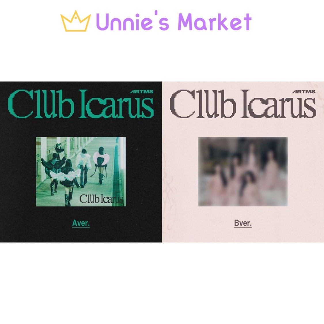 [SET] ARTMS [Club Icarus] 1st Mini Album (A ver. / B ver.) + Free Photocard(fan-made) 1EA
