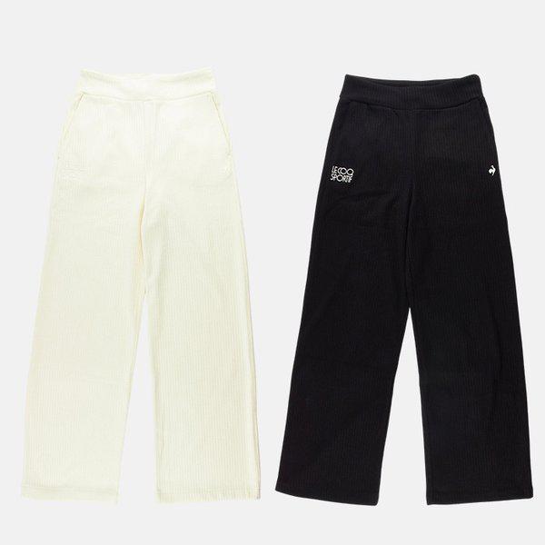 女性ルーズフィットコンピーニットワイドパンツ QP322OFP91