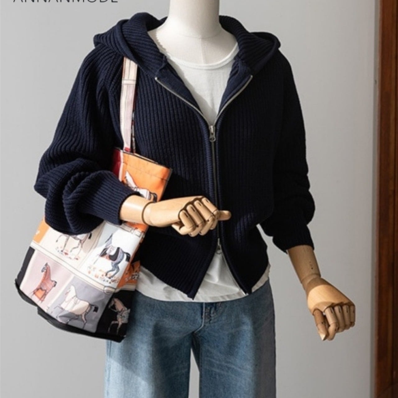 フード付きニット アウター パーカー ジャケット 長袖 ファスナー リブ リブニット 編み込み 綿 かわいい 大人可愛い シンプル カジュアル 大人 上品 おしゃれ お洒落 かっこいい 大人女子