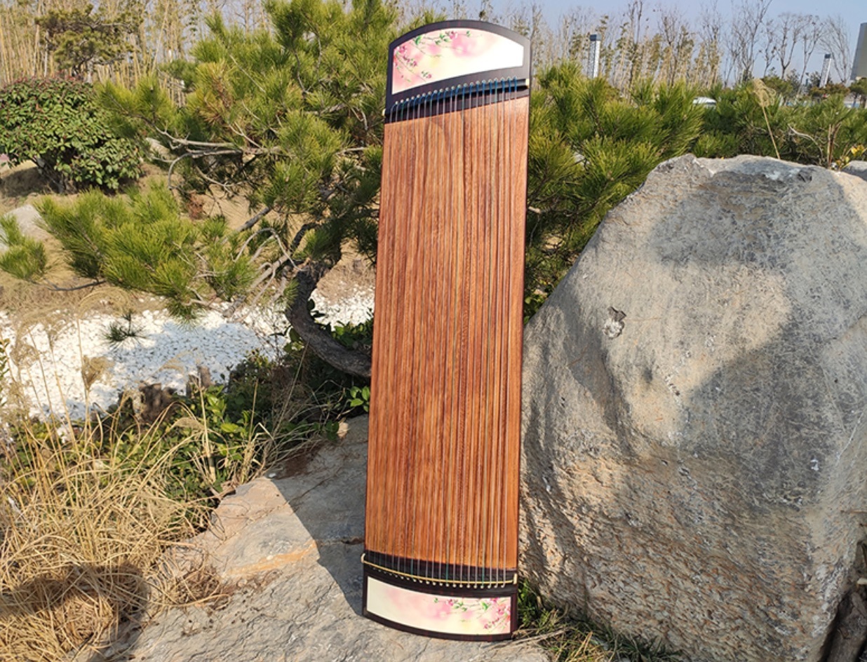 携帯用小型古箏 125cm 21弦 中国の弦楽器