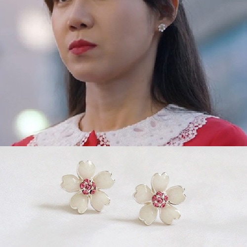 送料無料When the camellia blooms/Gong Hyojin/コンヒョジン st. メイフラワーピアス