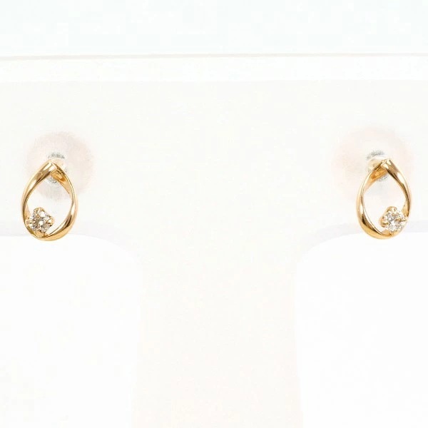 テイクアップ K18PG ピアス ダイヤ ジュエリー 中古