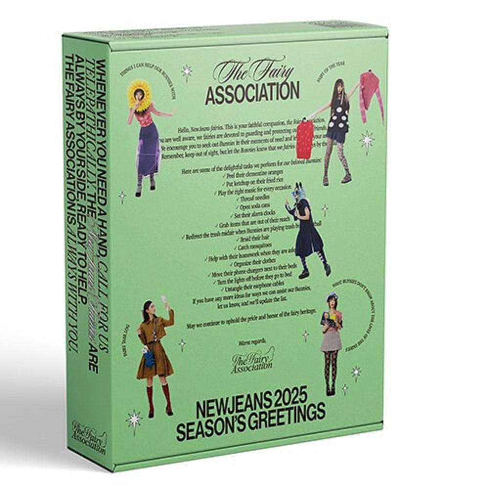 [韓国発売公式-予約] ニュージーンズ - 2025 シーズングリーティング - フォルダセット+卓上カレンダー+ダイアリー+フォトブック1+フォトブック2+フライヤー+YEARポスター+ミニポスター