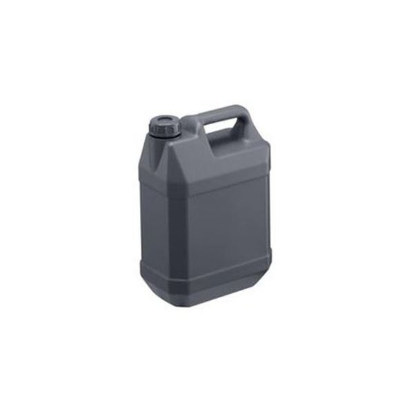 （まとめ）廃液貯蔵容器（平角グレー缶） (4L) FG-4 (5セット)