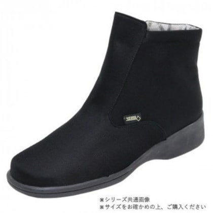 ニチマン リバティハウス レディス透湿防水ショートブーツ LH160 ブラック/ブラック 23.0cm