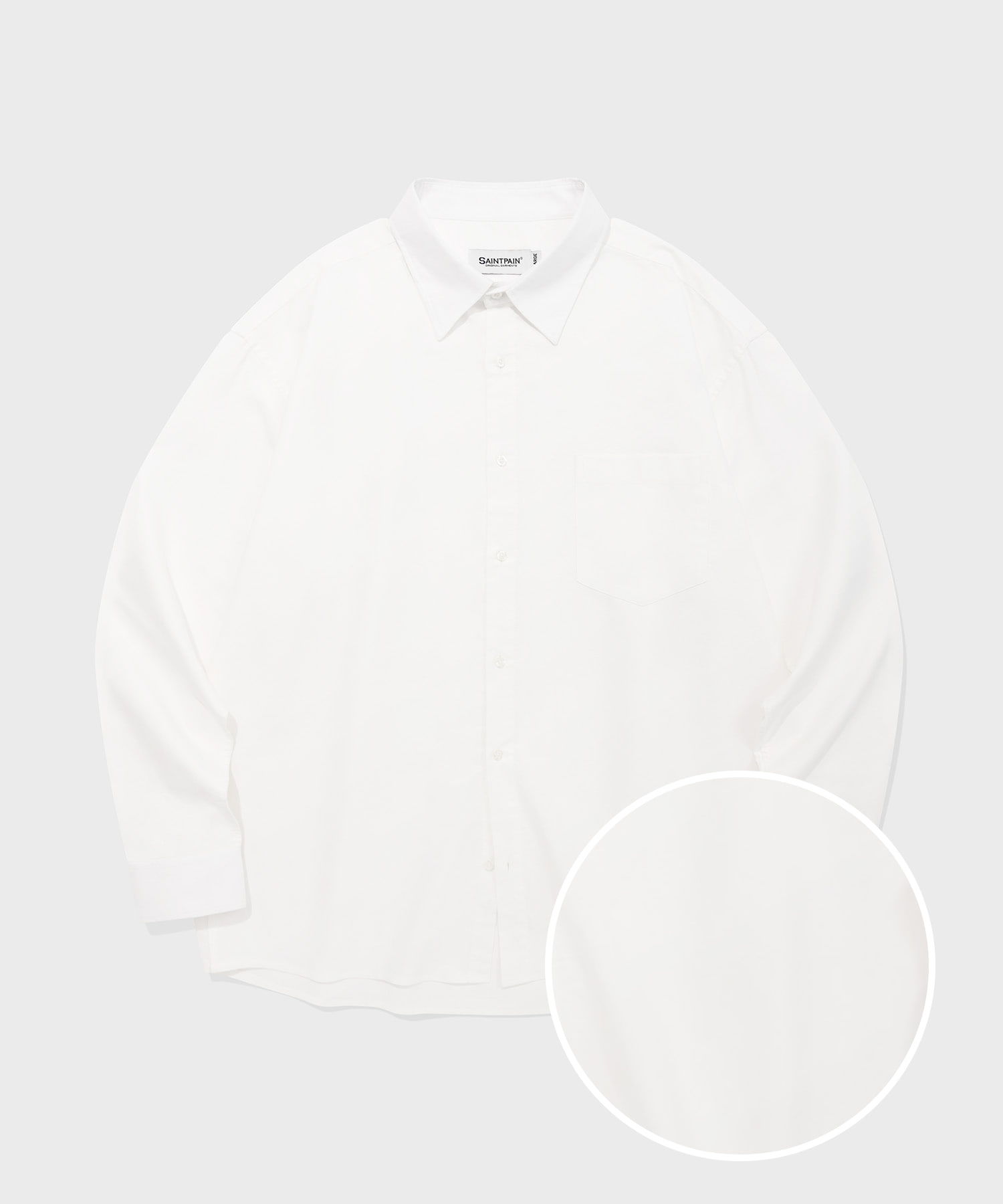 SP City Boy Oxford Pocket Overfit Shirt-White 7,205円