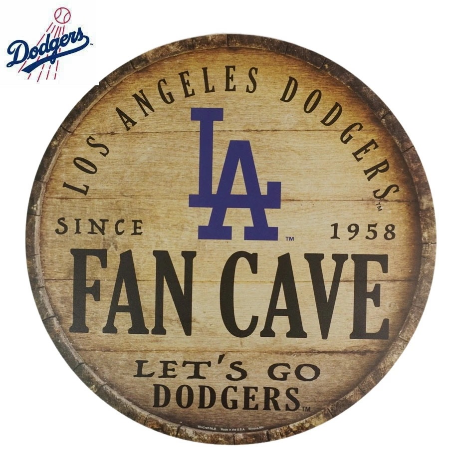 ロサンゼルス ドジャース 公式グッズウッドサイン インテリア 看板 壁掛けWINCRAFT MLB 14 RFC WOOD SIGN LA DODGERSMLB 木
