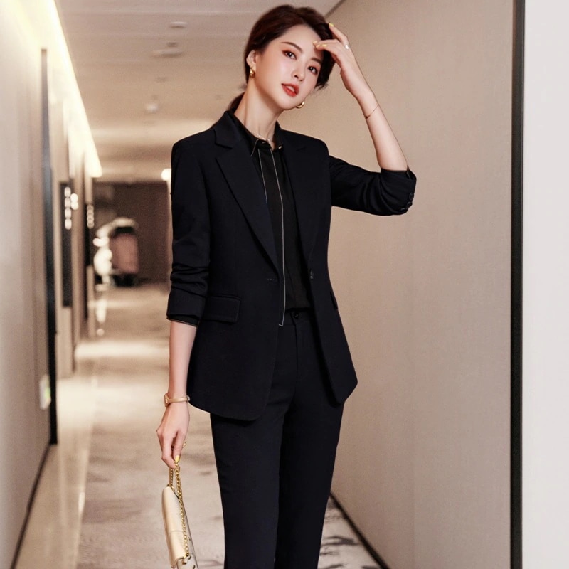 【送.料.無.料】【急速出荷】【2025初春 人気商品！】卒業式 ママ スーツ セットアップ 二点セット 春AWアウター レディース スーツセット セットアップ スーツジャケット 入園式 入学式 卒園