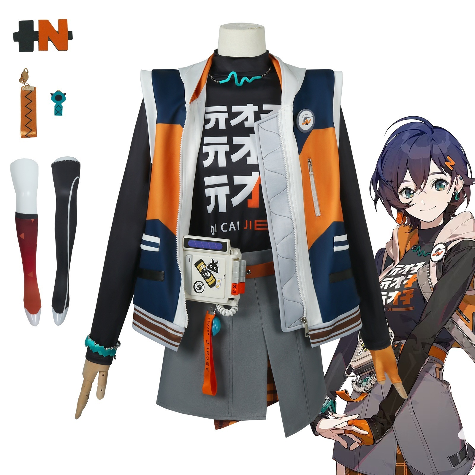 【人気爆売れ】絶区零cos女主鈴cos コスプレ コスチューム縄匠鈴男主哲コスプレ服ゲームアニメコスプレ服