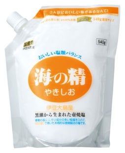 海の精 やきしお(スタンドパック)540g ×4セット