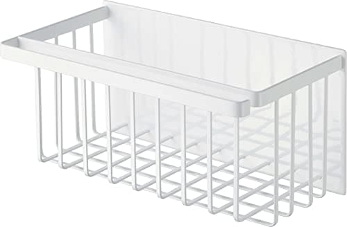 山崎実業(Yamazaki) マグネット バスルームバスケット ホワイト 約W31XD17XH15cm タワー tower 浴室 収納ラック 5542