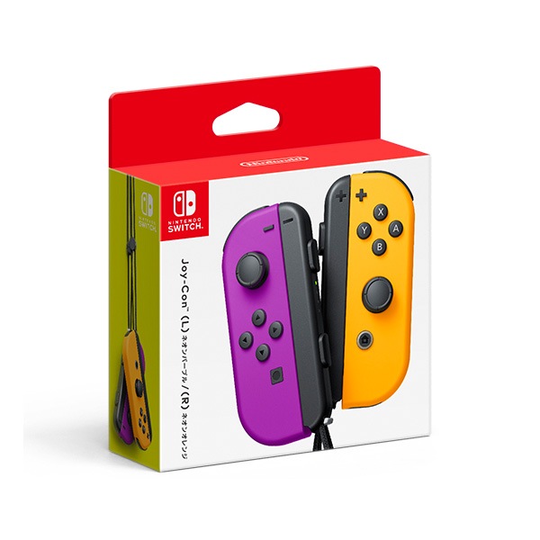 任天堂 【Switch】Joy-Con(L) ネオンパープル/(R) ネオンオレンジ HAC