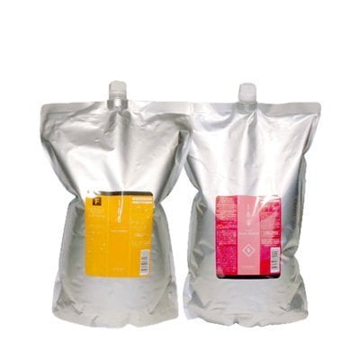 ルベル IAU イオ クレンジング フレッシュメント(シャンプー)2500ml&イオ クリーム シルキーリペア トリートメント2500ml 詰め替えセット