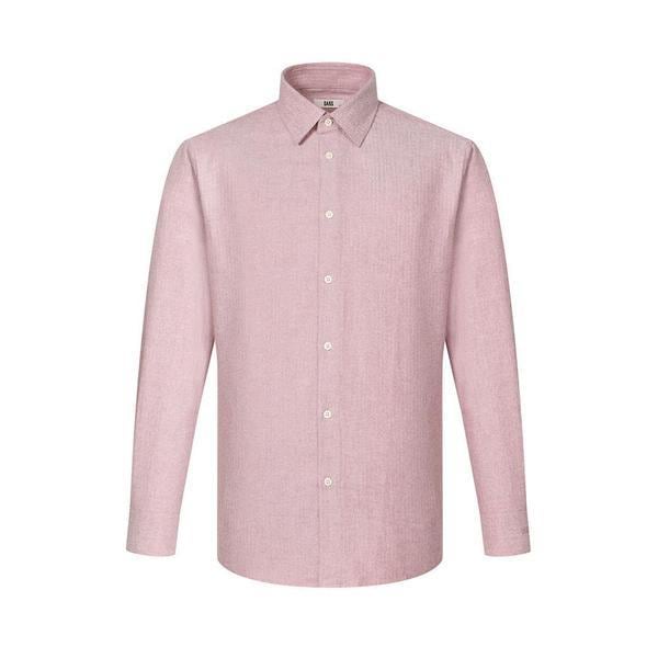 起毛綿100ヘリンボーンカジュアルシャツレギュラーフィット__DLW1SHCL180P1