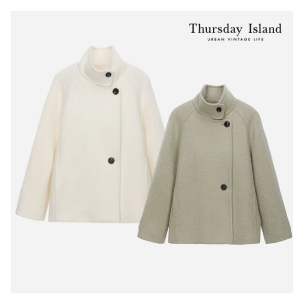 Thursday Island ハイネック ハーフコート(T228MCT245W)