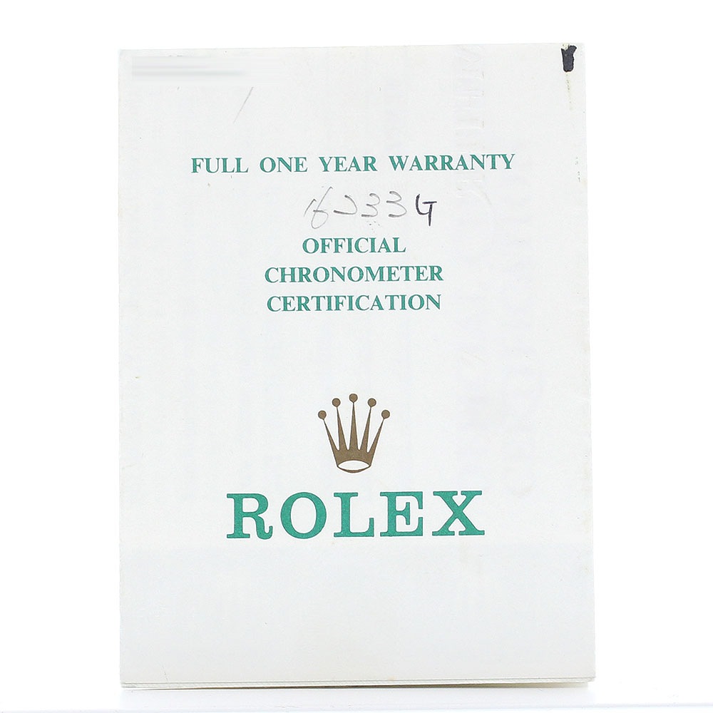 ロレックス ROLEX 16233G 保証書 _R-6【中古】