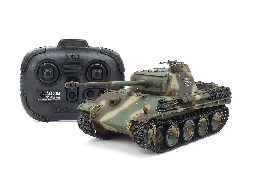タミヤ 1/35 RCタンク ドイツ戦車 パンサーG 後期型 (専用プロポ付き)【48219】 ラジコン T 48219 パンサーGコウキ